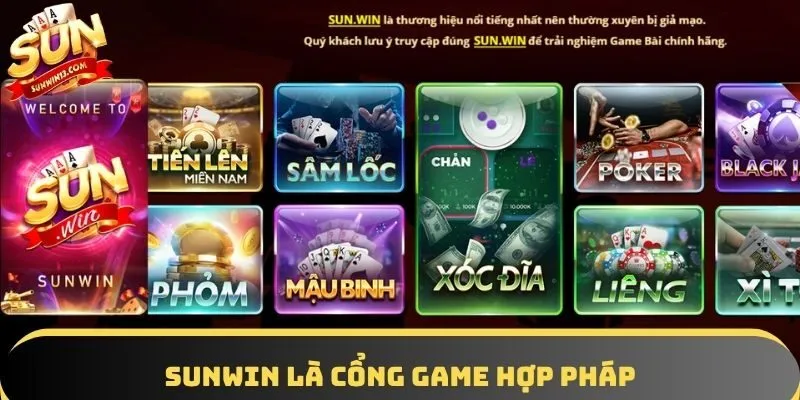 Trả lời câu hỏi Sunwin có hợp pháp không Trả lời câu hỏi Sunwin có hợp pháp không